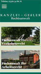 Mobile Screenshot of kanzlei-gessler.de